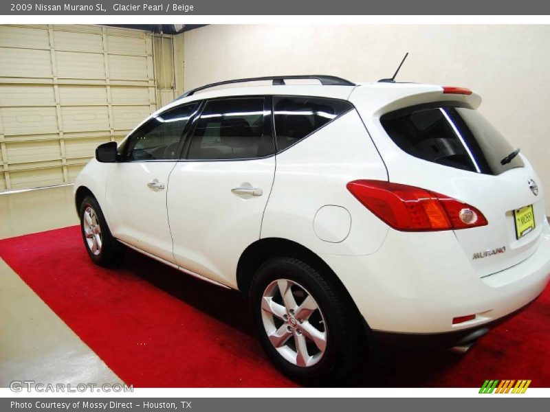 Glacier Pearl / Beige 2009 Nissan Murano SL