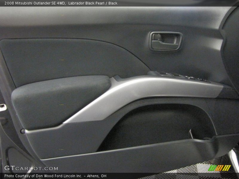 Labrador Black Pearl / Black 2008 Mitsubishi Outlander SE 4WD