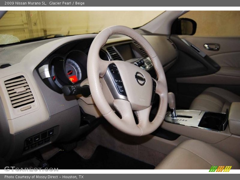 Glacier Pearl / Beige 2009 Nissan Murano SL