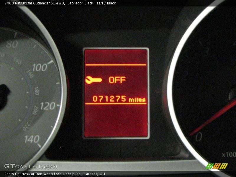 Labrador Black Pearl / Black 2008 Mitsubishi Outlander SE 4WD