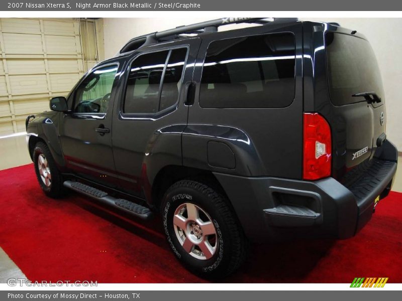 Night Armor Black Metallic / Steel/Graphite 2007 Nissan Xterra S