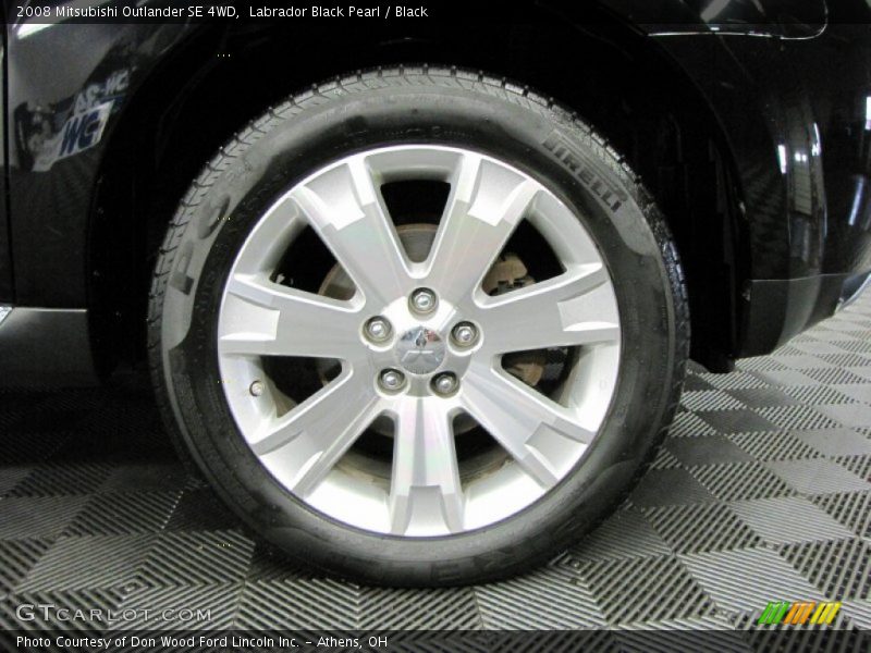 Labrador Black Pearl / Black 2008 Mitsubishi Outlander SE 4WD