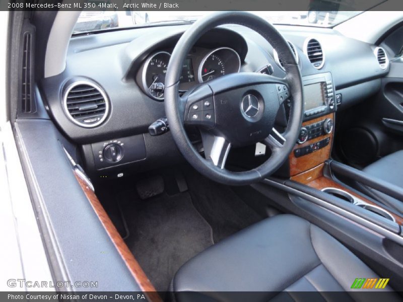  2008 ML 350 4Matic Black Interior