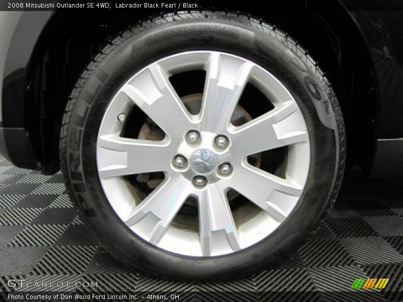 Labrador Black Pearl / Black 2008 Mitsubishi Outlander SE 4WD