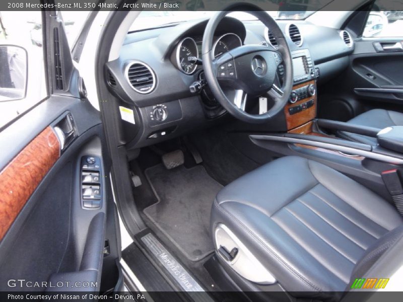 Black Interior - 2008 ML 350 4Matic 