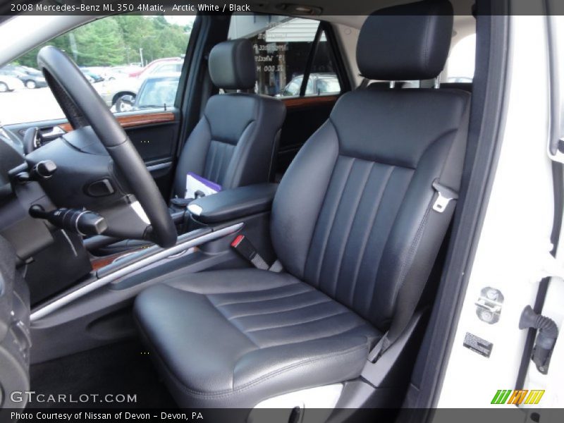 Front Seat of 2008 ML 350 4Matic