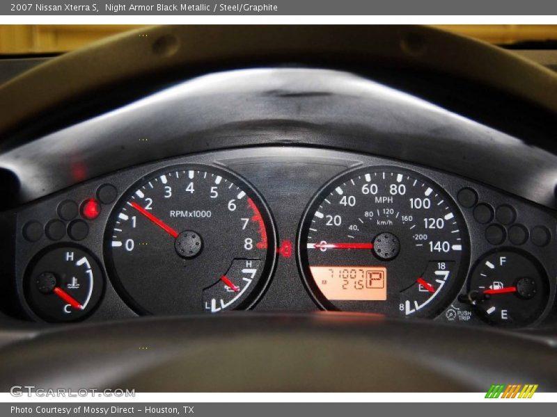 Night Armor Black Metallic / Steel/Graphite 2007 Nissan Xterra S