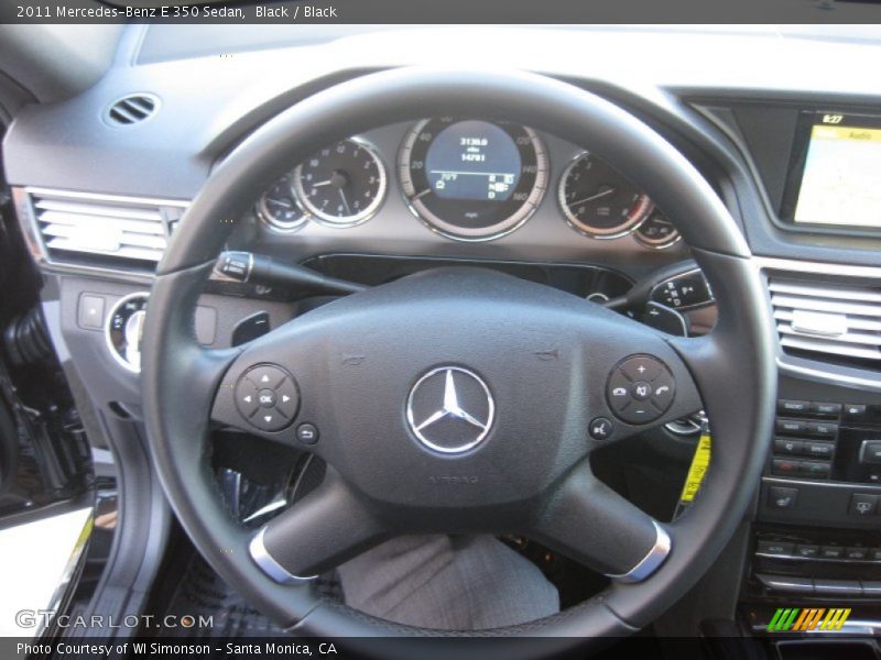 Black / Black 2011 Mercedes-Benz E 350 Sedan