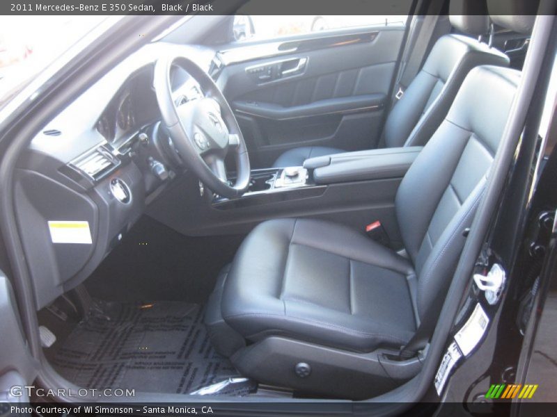 Black / Black 2011 Mercedes-Benz E 350 Sedan
