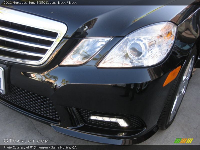 Black / Black 2011 Mercedes-Benz E 350 Sedan