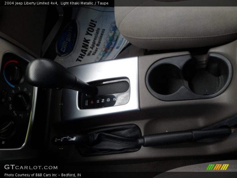 Light Khaki Metallic / Taupe 2004 Jeep Liberty Limited 4x4