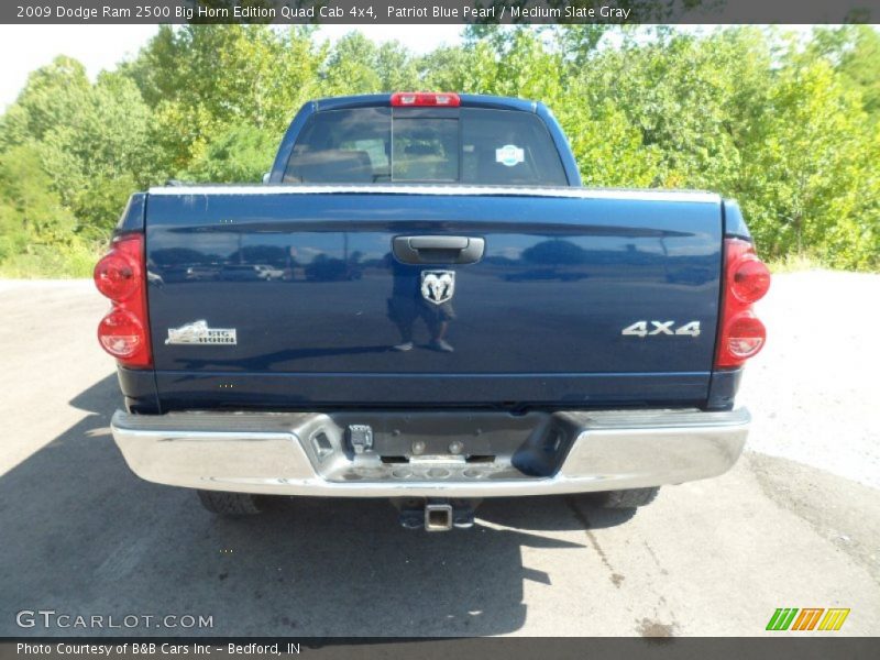 Patriot Blue Pearl / Medium Slate Gray 2009 Dodge Ram 2500 Big Horn Edition Quad Cab 4x4