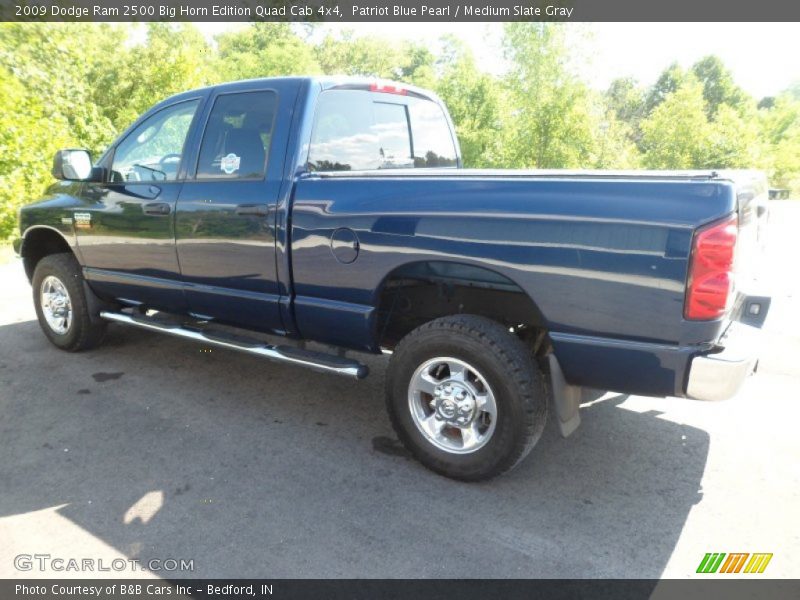 Patriot Blue Pearl / Medium Slate Gray 2009 Dodge Ram 2500 Big Horn Edition Quad Cab 4x4