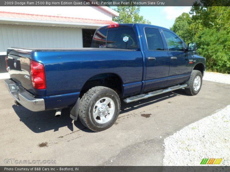 Patriot Blue Pearl / Medium Slate Gray 2009 Dodge Ram 2500 Big Horn Edition Quad Cab 4x4