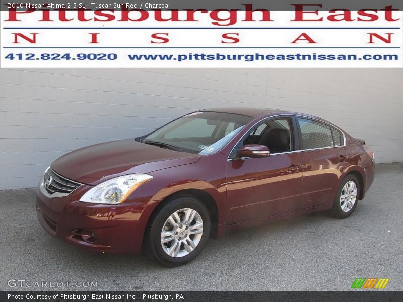 Tuscan Sun Red / Charcoal 2010 Nissan Altima 2.5 SL