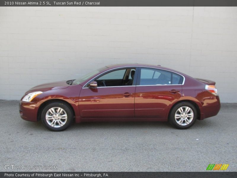 Tuscan Sun Red / Charcoal 2010 Nissan Altima 2.5 SL