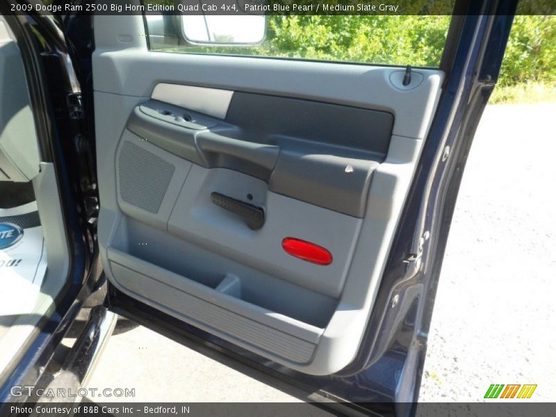 Patriot Blue Pearl / Medium Slate Gray 2009 Dodge Ram 2500 Big Horn Edition Quad Cab 4x4
