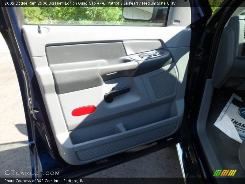 Patriot Blue Pearl / Medium Slate Gray 2009 Dodge Ram 2500 Big Horn Edition Quad Cab 4x4