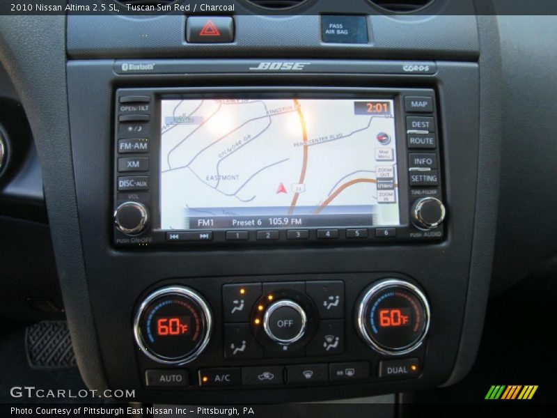 Tuscan Sun Red / Charcoal 2010 Nissan Altima 2.5 SL