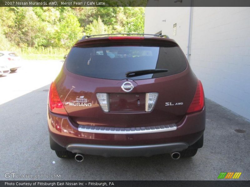 Merlot Pearl / Cafe Latte 2007 Nissan Murano SL AWD