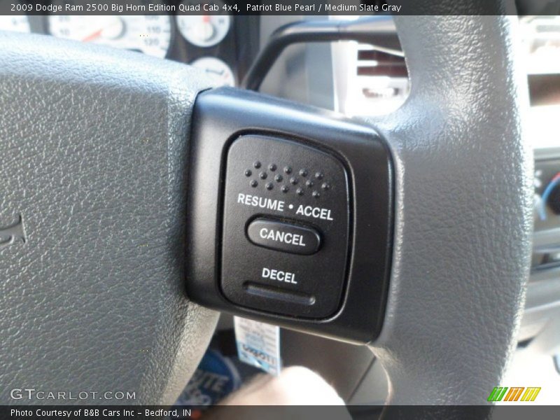 Patriot Blue Pearl / Medium Slate Gray 2009 Dodge Ram 2500 Big Horn Edition Quad Cab 4x4