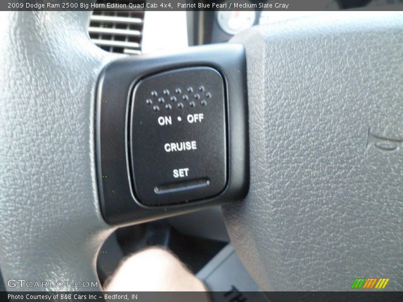 Patriot Blue Pearl / Medium Slate Gray 2009 Dodge Ram 2500 Big Horn Edition Quad Cab 4x4