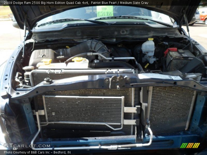 Patriot Blue Pearl / Medium Slate Gray 2009 Dodge Ram 2500 Big Horn Edition Quad Cab 4x4