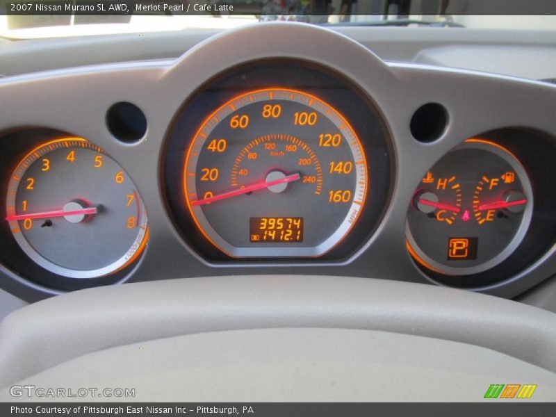 Merlot Pearl / Cafe Latte 2007 Nissan Murano SL AWD