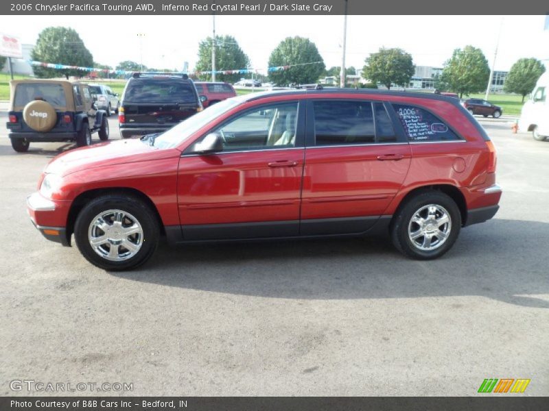 Inferno Red Crystal Pearl / Dark Slate Gray 2006 Chrysler Pacifica Touring AWD