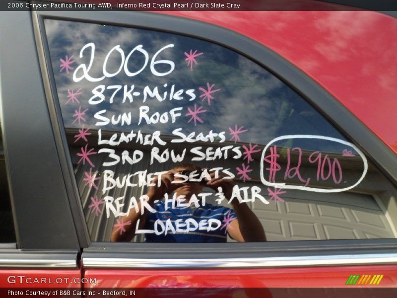 Inferno Red Crystal Pearl / Dark Slate Gray 2006 Chrysler Pacifica Touring AWD