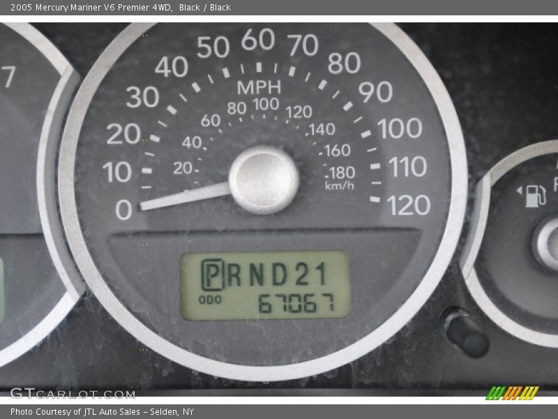 Black / Black 2005 Mercury Mariner V6 Premier 4WD