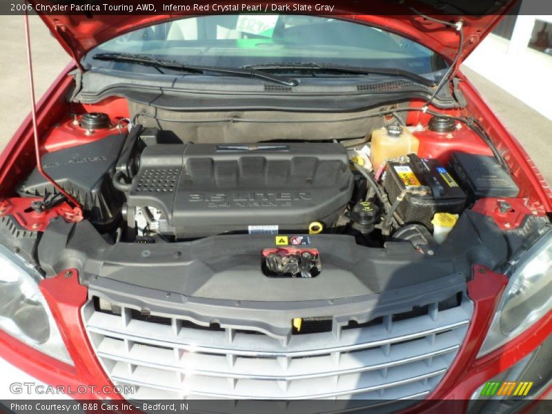 Inferno Red Crystal Pearl / Dark Slate Gray 2006 Chrysler Pacifica Touring AWD