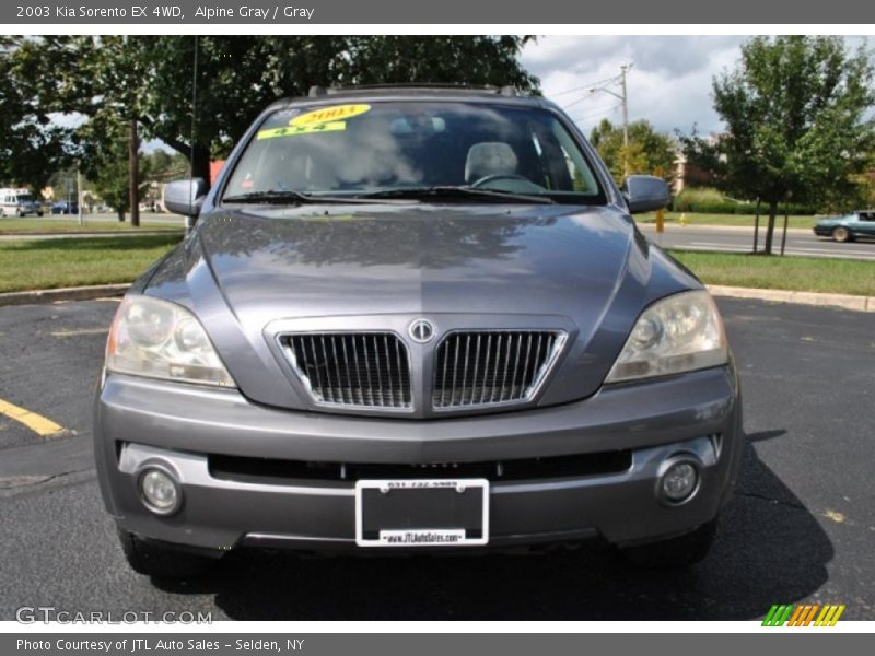 Alpine Gray / Gray 2003 Kia Sorento EX 4WD
