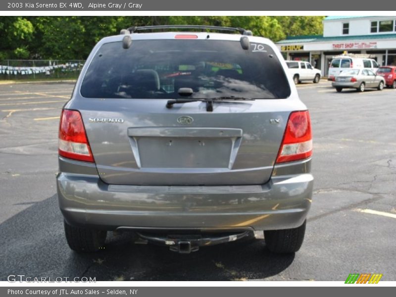 Alpine Gray / Gray 2003 Kia Sorento EX 4WD