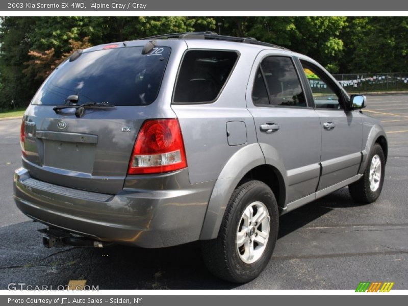 Alpine Gray / Gray 2003 Kia Sorento EX 4WD