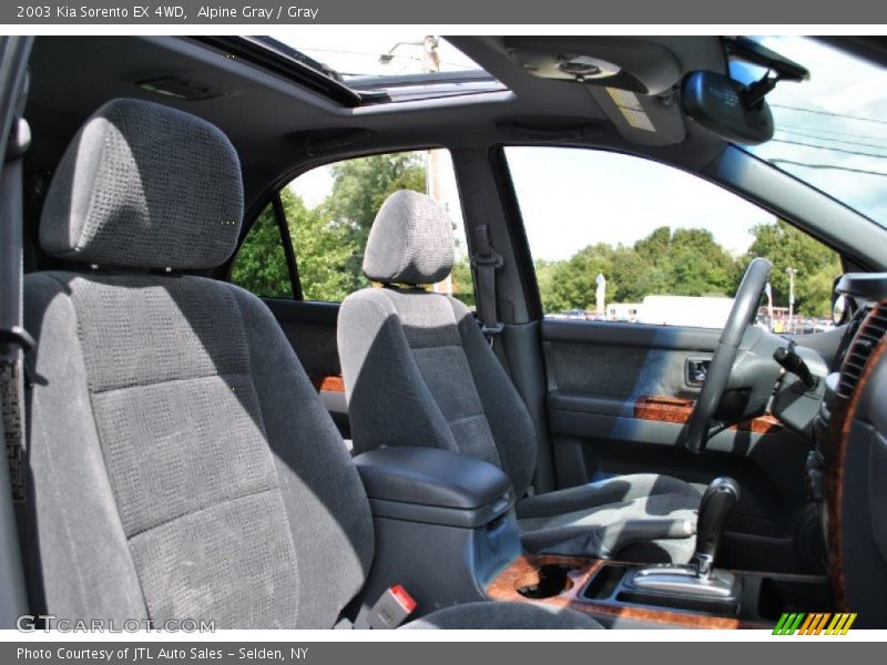 Alpine Gray / Gray 2003 Kia Sorento EX 4WD