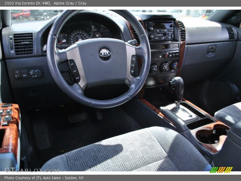 Alpine Gray / Gray 2003 Kia Sorento EX 4WD