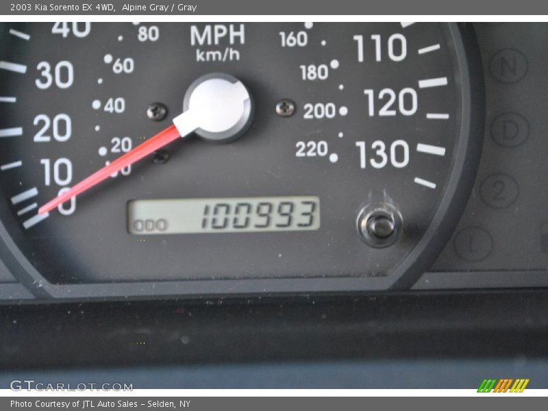 Alpine Gray / Gray 2003 Kia Sorento EX 4WD