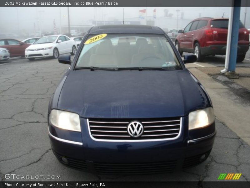 Indigo Blue Pearl / Beige 2002 Volkswagen Passat GLS Sedan