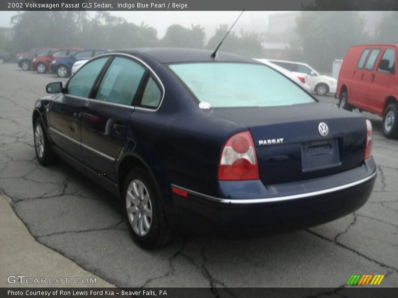 Indigo Blue Pearl / Beige 2002 Volkswagen Passat GLS Sedan