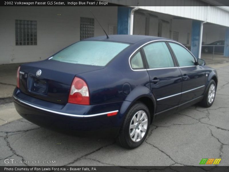 Indigo Blue Pearl / Beige 2002 Volkswagen Passat GLS Sedan