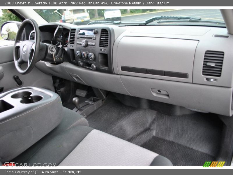 Graystone Metallic / Dark Titanium 2008 Chevrolet Silverado 1500 Work Truck Regular Cab 4x4