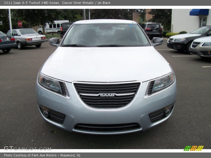 Glacier Silver Metallic / Jet Black 2011 Saab 9-5 Turbo6 XWD Sedan