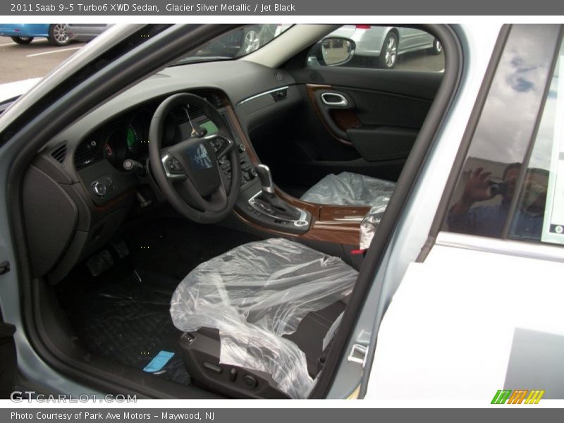 Glacier Silver Metallic / Jet Black 2011 Saab 9-5 Turbo6 XWD Sedan