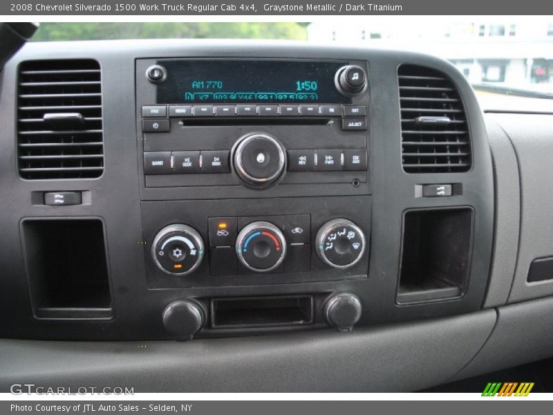 Graystone Metallic / Dark Titanium 2008 Chevrolet Silverado 1500 Work Truck Regular Cab 4x4