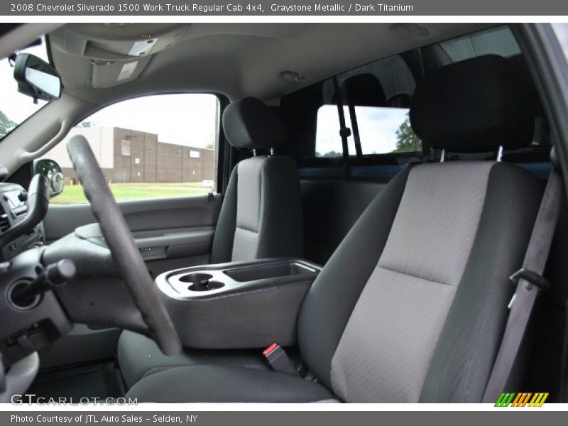 Graystone Metallic / Dark Titanium 2008 Chevrolet Silverado 1500 Work Truck Regular Cab 4x4