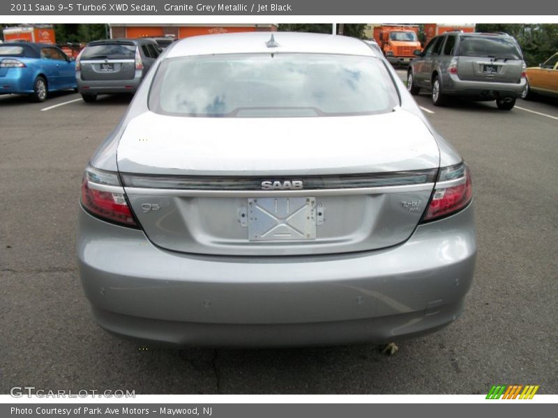 Granite Grey Metallic / Jet Black 2011 Saab 9-5 Turbo6 XWD Sedan