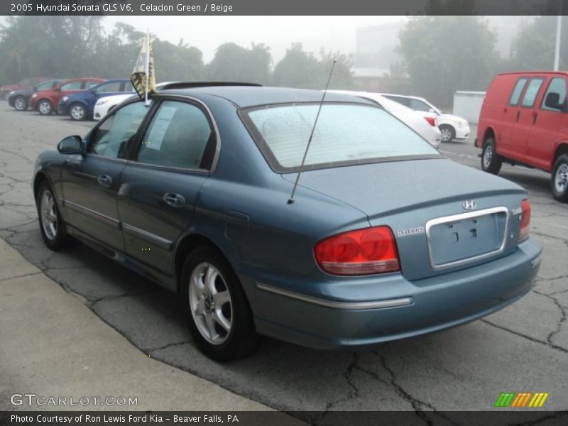 Celadon Green / Beige 2005 Hyundai Sonata GLS V6
