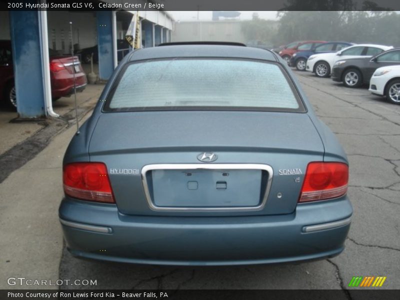 Celadon Green / Beige 2005 Hyundai Sonata GLS V6