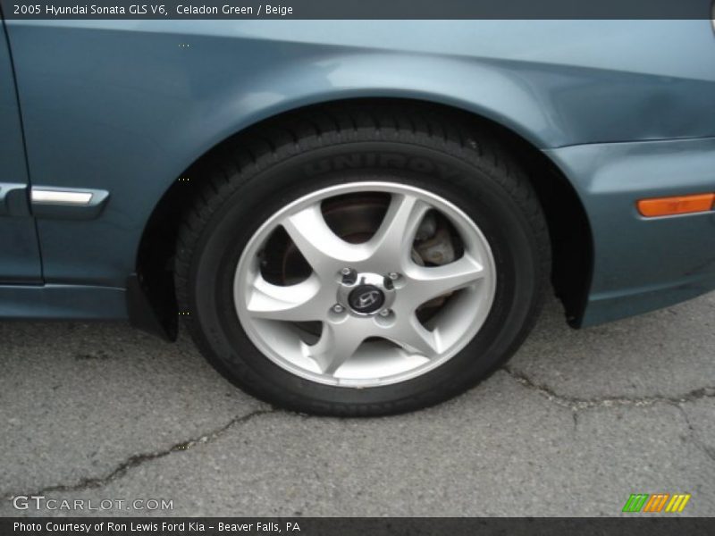 Celadon Green / Beige 2005 Hyundai Sonata GLS V6